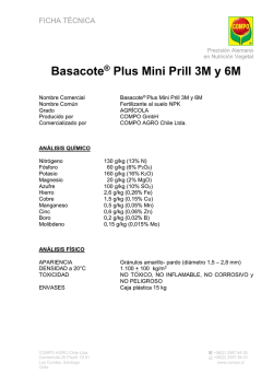 Basacote Mini Prill 3M