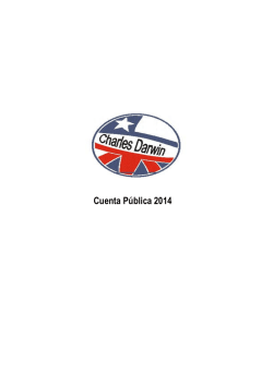 Cuenta Pública 2014 - COLEGIO CHARLES DARWIN | PUNTA