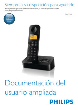 Documentación del usuario ampliada