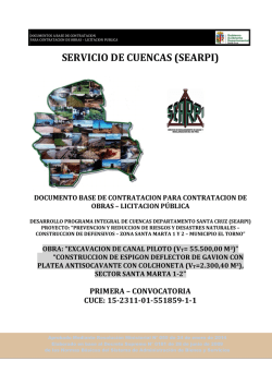 Documento Base de Contratacion - Sistema de Contrataciones