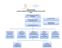 ORGANIGRAMA OFICINA ADMINISTRADORA DE