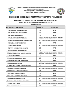 proceso de selección de acompañante soporte pedagógico