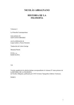 NICOLÁS ABBAGNANO HISTORIA DE LA FILOSOFÍA