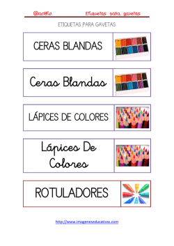 @acrbio Etiquetas para gavetas