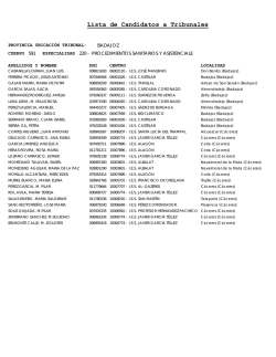 Procedimientos Sanitarios y Asistenciales