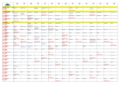 Daily Sailing Schedule
