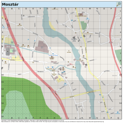 Mosztár - MapOSMatic