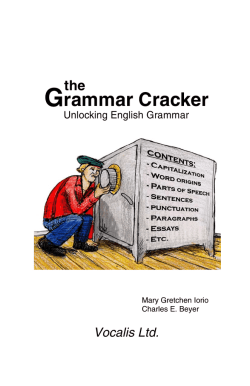 The Grammar Cracker