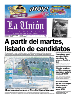 Muestran destreza en el Circuito H&iacute;pico Morelos