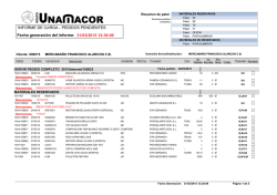 INFORME DE CARGA - PEDIDOS PENDIENTES
