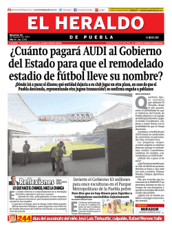 &iquest;Cu&aacute;nto pagar&aacute; AUDI al Gobierno del Estado para que el