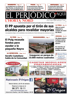 El PP apuesta por el tirón de sus alcaldes para revalidar mayorías