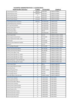 Vacantes