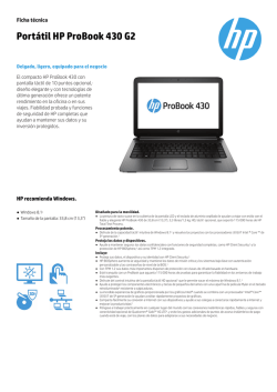 Portátil HP ProBook 430 G2