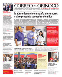 Descargar PDF - Correo del Orinoco