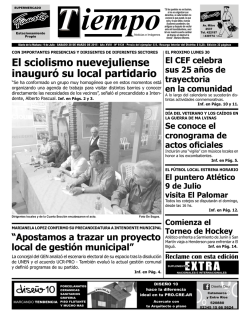 El sciolismo nuevejuliense inaugur&oacute; su local partidario