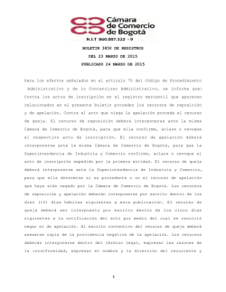 Marzo 23 de 2015. Publicado 24 de Marzo de 2015