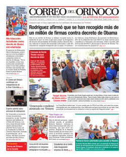 s - Correo del Orinoco