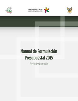 Manual SIIPPED 2015 - Secretaría de Finanzas y Administración