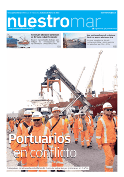 NUESTRO MAR 28-03-2015 - Nuestro Mar >> El Mercurio de