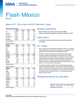 Flash Diario México 25.03.2015