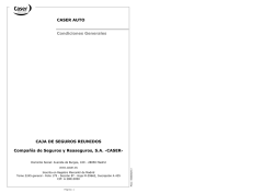 Condiciones Generales Caser