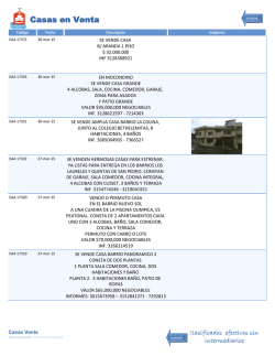 Casas en Venta