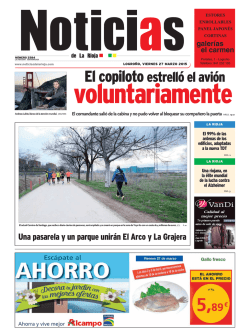 NDLR - 27 marzo 2015 - Noticias de La Rioja