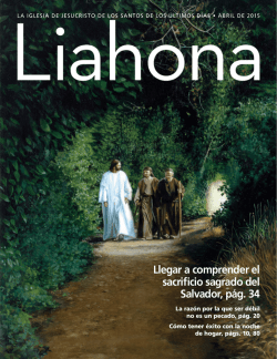 Abril de 2015 Liahona