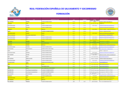 calendario nacional de cursos - Real Federación Española de