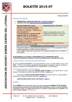 BOLET&Iacute;N 2015-07