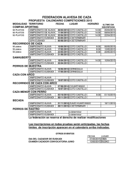 calendario competiciones fac 2015
