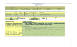 ESCUELA DE TRABAJO SOCIAL USAC Coordinación Académica