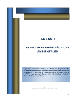 Especificaciones
