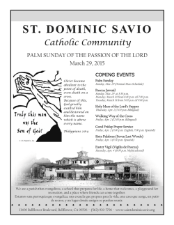 March 29, 2015 - Saint Dominic Savio Church