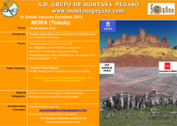 Escalada en Mora (Toledo)