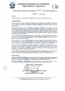 I(j)tENCIJl - Gobierno Regional de Apurimac