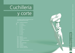 Catálogo Cuchillería y corte