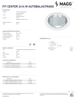 FIT CENTER 2x14 W AUTOBALASTRADO