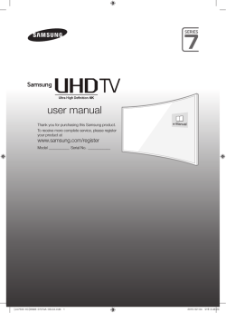 user manual - Outlet Electrodomésticos