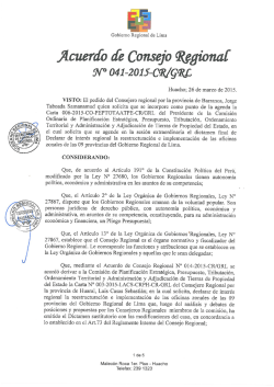 ﬂcuenfo db Consejo R;gí0nc1[
