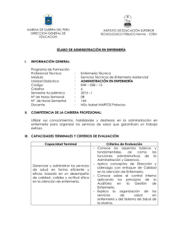 administración en enfermería