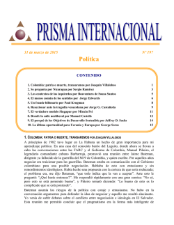 Política - Prisma Bolivia
