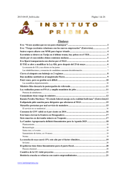Titulares - Prisma Bolivia