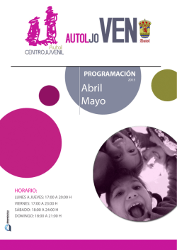Descarga Abril - Mayo 2015