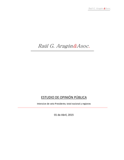 La encuesta de Aragón.
