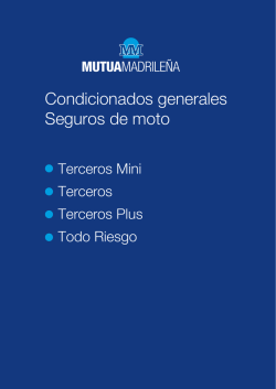 Condicionados generales Seguros de moto
