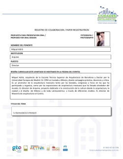 registro de colaboracion / paper registratrion