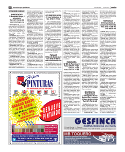 INMOHOGAR C/ Men&eacute;ndez Pelayo, 5 entreplanta Tel: 979 74 89 89