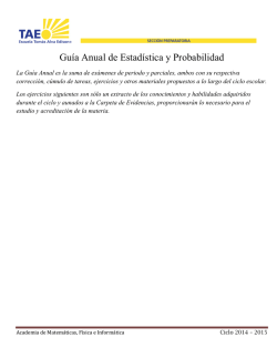 Guía Anual de Estadística y Probabilidad